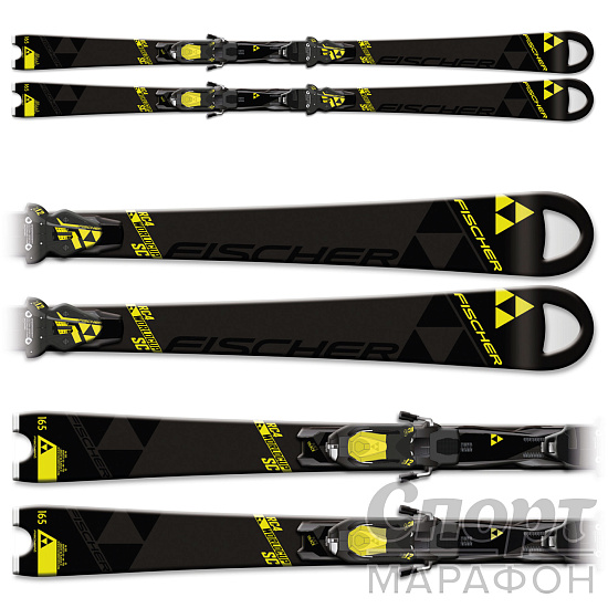 Горные лыжи Fischer RC4 WC SC RACETRACK с креплениями RC4 Z12 - Фото 1 большая