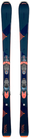Горные лыжи Head Total Joy Slr Joy Pro с креплениями Joy 11 Gw Slr Brake 90 [H] Blue/Coral - Фото 1 большая