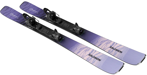 Горные лыжи женские Salomon E Stance 84 с креплениями M10 Gw - Фото 2 большая