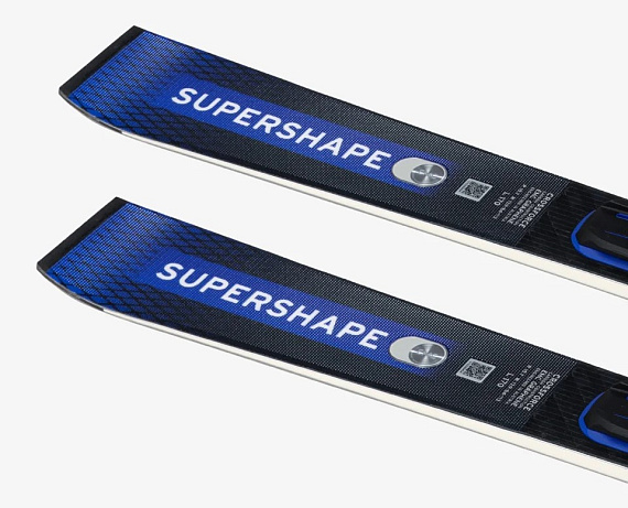 Горные лыжи Head Supershape E-Titan Sw Bb-Pr с креплениями Prd 12 Gw Brake 95 [F] Black/Blue - Фото 3 большая