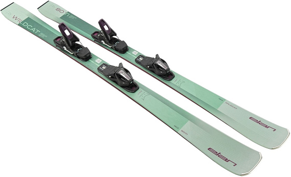 Горные лыжи женские Elan Wildcat 80 TI с креплениями SX EL 9 - Фото 2 большая