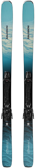 Горные лыжи женские Salomon E Stance 80 с креплениями M10 Gw - Фото 1 большая