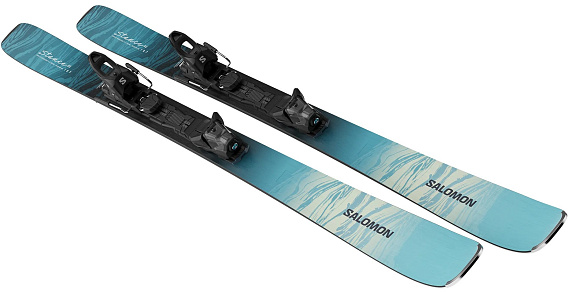 Горные лыжи женские Salomon E Stance 80 с креплениями M10 Gw - Фото 6 большая