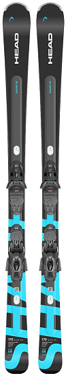 Горные лыжи Head Shape e-V8 SW AMT-PR с креплениями PR 11 GW BR 85 [G] Anthracite/Speedblue - Фото 1 большая