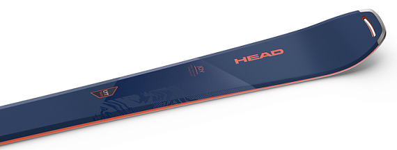 Горные лыжи женские Head Total Joy с креплениями Joy 11 Gw Slr Brake 90 [H] Blue/Orange - Фото 3 большая