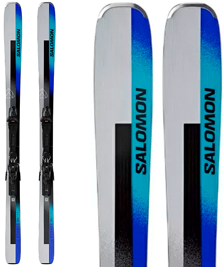 Горные лыжи Salomon E Stance 80 с креплениями M10 GW L80 Silver - Фото 1 большая