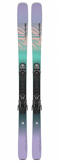 Горные лыжи женские Salomon E Stance W 84 с креплениями M11 GW L90 B - Фото 1 большая