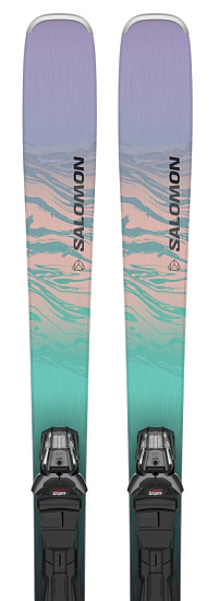 Горные лыжи женские Salomon E Stance W 84 с креплениями M11 GW L90 B - Фото 2 большая