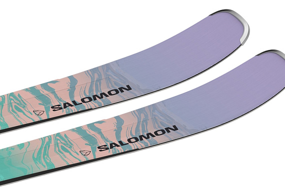 Горные лыжи женские Salomon E Stance W 84 с креплениями M11 GW L90 B - Фото 5 большая
