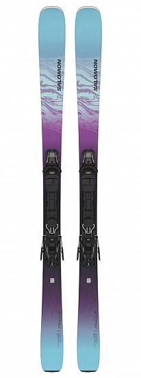 Горные лыжи женские Salomon E Stance W 80 с креплениями M10 GW L80 B - Фото 1 большая