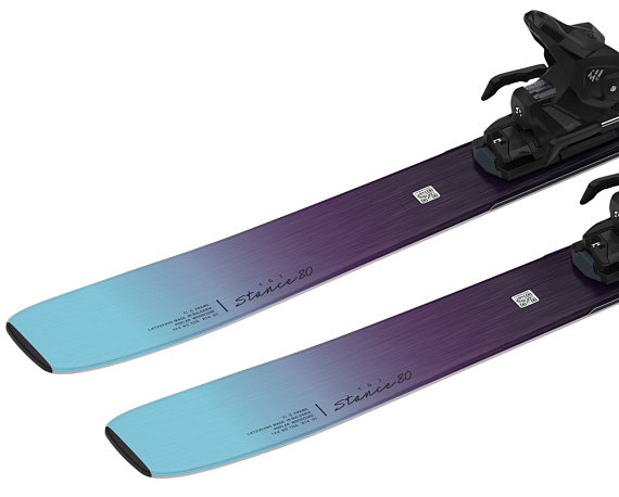 Горные лыжи женские Salomon E Stance W 80 с креплениями M10 GW L80 B - Фото 6 большая