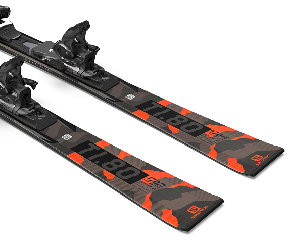 Горные лыжи Salomon E S/Force Ti.80 с креплениями Z12 - Фото 5 большая