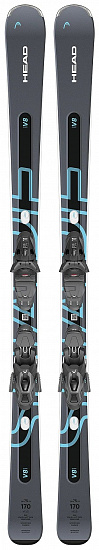 Горные лыжи Head Shape E-V8 Sw Amt-Pr с креплениями Pr 11 Gw Br 85 [G] Anthracite/Speedblue - Фото 1 большая