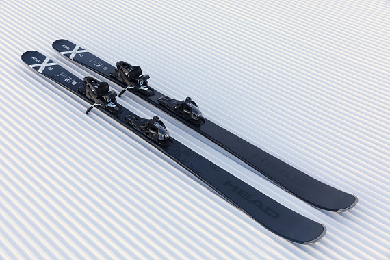 Горные лыжи Head Kore X 80 LYT-PR с креплениями Prw 11 Gw Brake 90 [G] Black/White - Фото 2 большая
