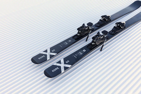 Горные лыжи Head Kore X 80 LYT-PR с креплениями Prw 11 Gw Brake 90 [G] Black/White - Фото 4 большая