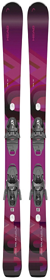 Горные лыжи Head e-Total Joy SW SLR BB Joy Pro с креплениями Joy 11 Gw Slr Br 90 [H] Aubergine/Red - Фото 1 большая