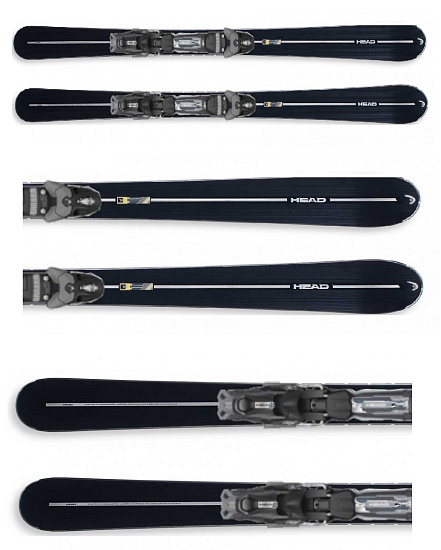 Горные лыжи Head Timeless SW AB PR с креплениями PRD 14 - Фото 1 большая