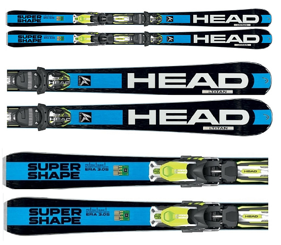 Горные лыжи Head iSupershape Titan SW TFB PR с креплениями PRX 12 S - Фото 1 большая