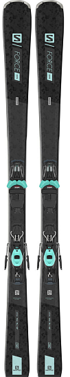 Горные лыжи женские Salomon S/Force 7 с креплениям M10 GW L80 Black/Bl - Фото 1 большая