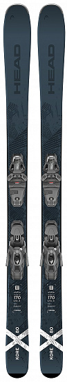 Горные лыжи Head Kore X 80 Lyt-Pr с креплениями Prw 11 Gw Brake 85 [G] Anthracite - Фото 1 большая