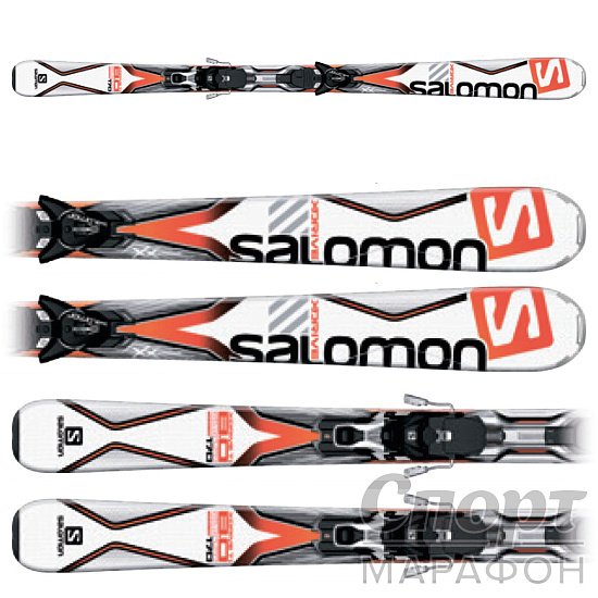 Горные лыжи Salomon M X-DRIVE 8.0 Ti с креп MXT12 - Фото 2 большая