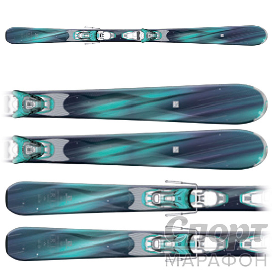 Горные лыжи Salomon E IRIS W L80 с креп E Lith 10 W - Фото 1 большая