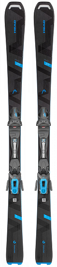 Горные лыжи женские Head Pure Joy SLR Black/Blue с креплениями Joy 9 GW SLR Brake 85 [G] - Фото 1 большая