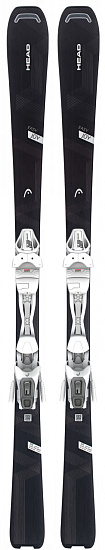 Горные лыжи женские Head Easy Joy SLR 2 Black/White с креплениями Joy 9 GW SLR Brake 85 [G] - Фото 1 большая