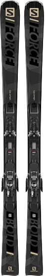 Горные лыжи Salomon X S/Force Bold с креплениями X12 Grey/Black - Фото 1 большая