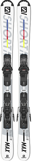 Горные лыжи Salomon Shortmax с креплениями M10 GW White/Rd/Silv - Фото 1 большая