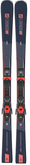 Горные лыжи женские Salomon S/Force Fever с креплениями M11 GW L80 Bl/Cherr - Фото 2 большая