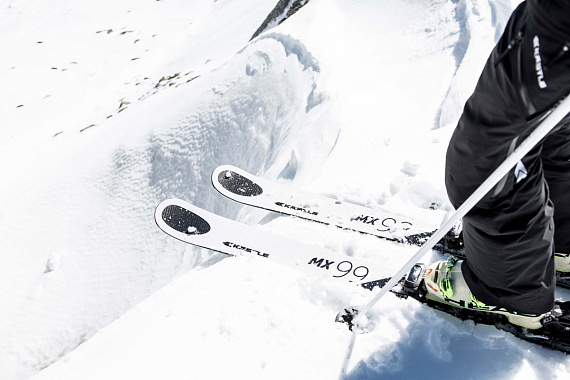 Горные лыжи Kastle MX99 Prem TriFlex Base с креплениями K12 Cti Pro White - Фото 2 большая