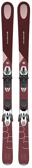 Горные лыжи женские Kastle DX85 SLR PRO Base с креплениями K10 SLR GW Bordeaux - Фото 1 большая