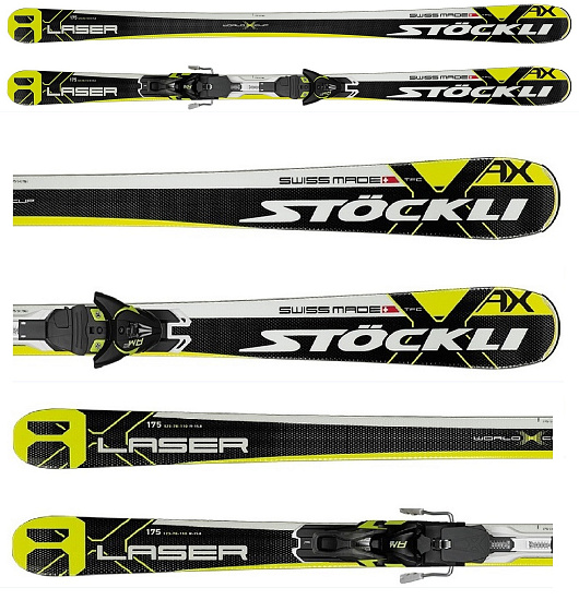 Горные лыжи Stockli Laser AX + AM12 - Фото 1 большая