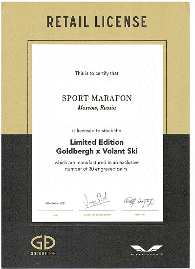 Горные лыжи Volant x Goldberg Platinum FT с креплениями FT 12 GW Volant - Фото 3 большая