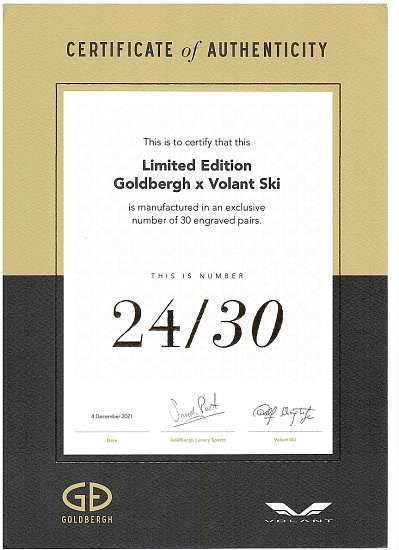 Горные лыжи Volant x Goldberg Platinum FT с креплениями FT 12 GW Volant - Фото 4 большая