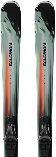 Горные лыжи Salomon E Stance Pro 82 с креплениями Mi12 Gw - Фото 5 большая