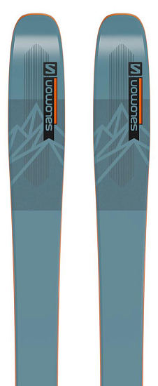 Горные лыжи Salomon N Qst 98 Blue/Orange - Фото 3 большая
