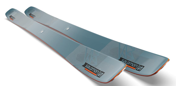 Горные лыжи Salomon N Qst 98 Blue/Orange - Фото 6 большая