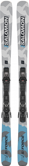 Горные лыжи Salomon E S/Force Am 80 с креплениями M10 Gw L - Фото 1 большая