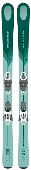 Горные лыжи женские Kastle DX85 Prem с креплениями K10 SLR GW Light Green - Фото 1 большая