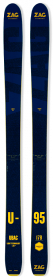 Горные лыжи ZAG Ubac 95 Blue - Фото 1 большая