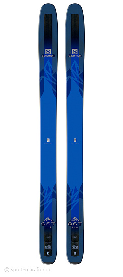 Горные лыжи Salomon QST 118 Dark Blue - Фото 1 большая