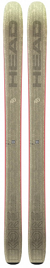 Горные лыжи женские Head Kore 103 Beige/Anthracite - Фото 1 большая