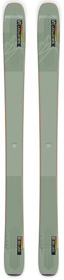 Горные лыжи Salomon N Qst 106 Oil Green/Ora - Фото 1 большая