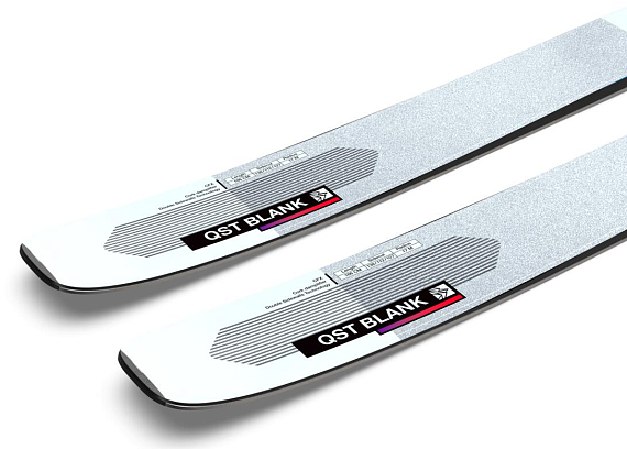 Горные лыжи Salomon N Qst Blank Wh/Light Grey - Фото 5 большая