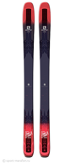 Горные лыжи Salomon QST Stella 106 Purple/Pink - Фото 1 большая