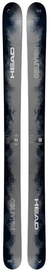 Горные лыжи Head Oblivion 102 Black/Grey - Фото 1 большая
