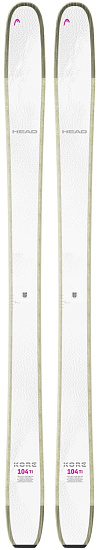 Горные лыжи женские Head Kore 104 Ti W White/Pink - Фото 1 большая
