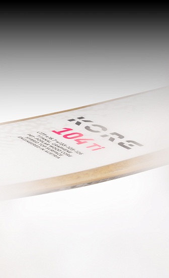 Горные лыжи женские Head Kore 104 Ti W White/Pink - Фото 3 большая